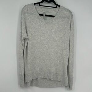Athleta Coaster Luxe Recover Sweatshirt Size Medium Grey